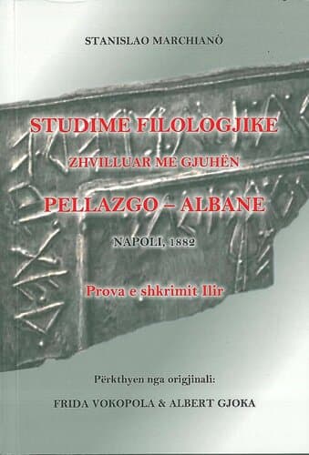 Studime Filologjike Zhvilluar Me Gjuhen Pellazgo Albane