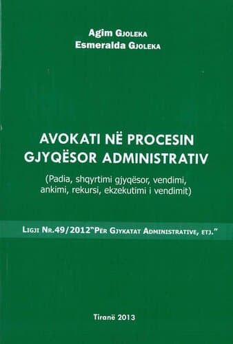 Avokati Ne Procesin Gjyqesor Administrativ