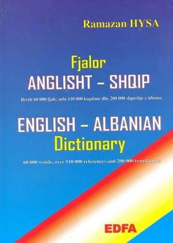 Fjalor Anglisht Shqip 60.000 Fjale