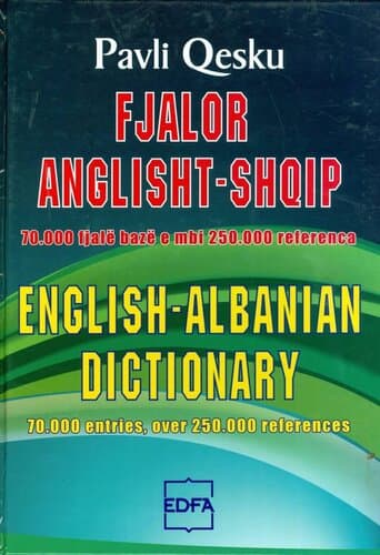 Fjalor Anglisht Shqip 70.000 Fjale