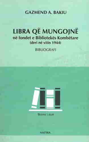 Libra Qe Mungojne Ne Fondet E Bibliotekes Kombetare