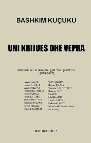 Une Krijues Dhe Vepra