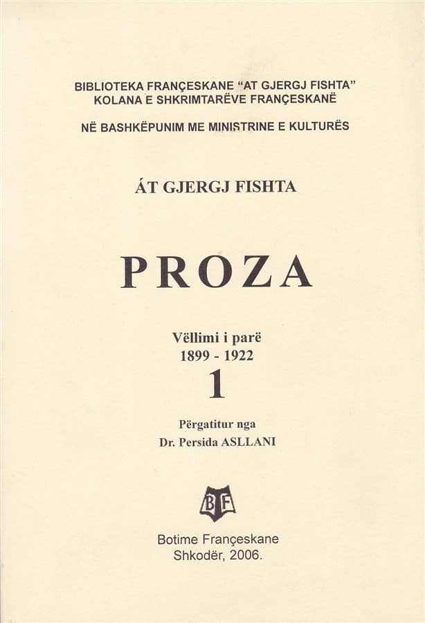 Proza, vell. I, (1899-1922)