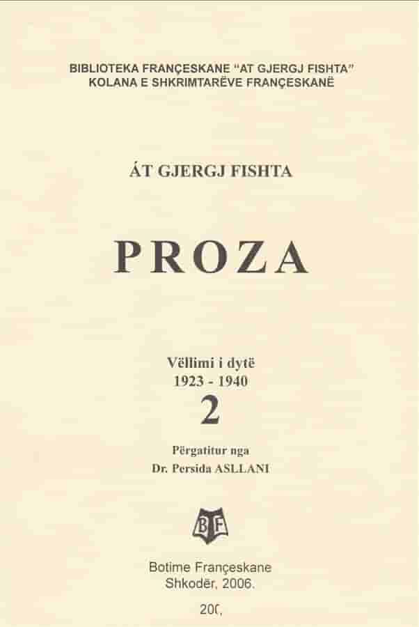 Proza, vell. II, (1923-1940)